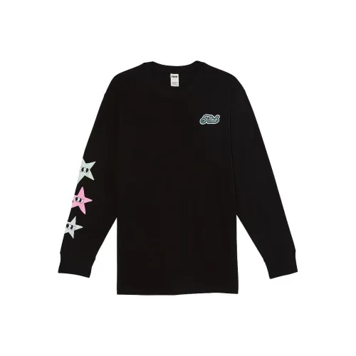 Victoria's Secret T-рубашка Женская Чисто Черная и Белая Poplar