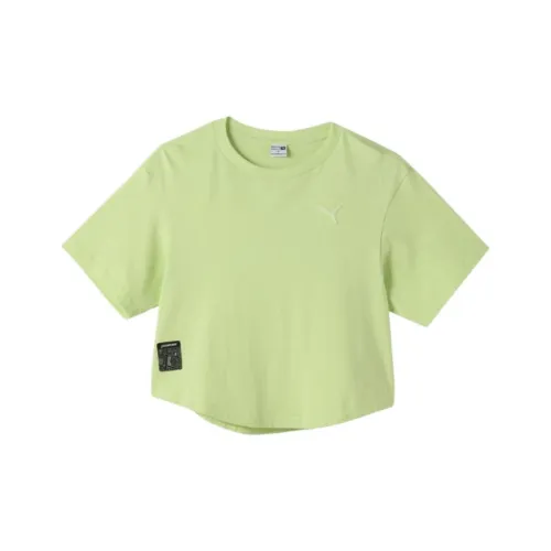 PUMA Зеленые Женские Футболки