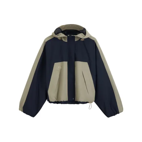 CALVIN KLEIN SS25 Куртки и Пальто Женские Laurel Коричневый Темно-синий Синий