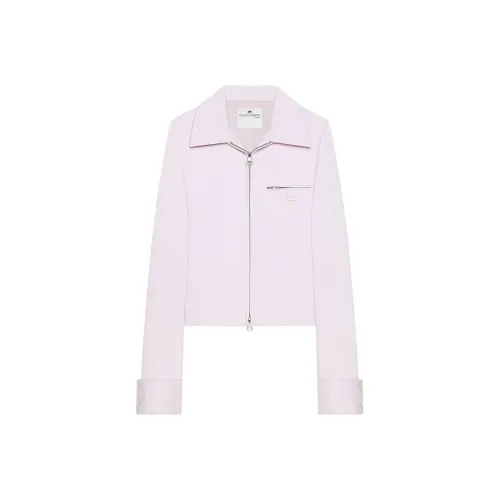 COURREGES SS25 CITY ZIPPED Куртка Куртки Пальто Женские Соленый Розовый Соленый Розовый