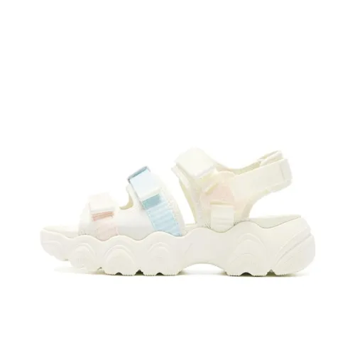 QIAODAN Пляжные сандалии Женские Белые Розовые Синие