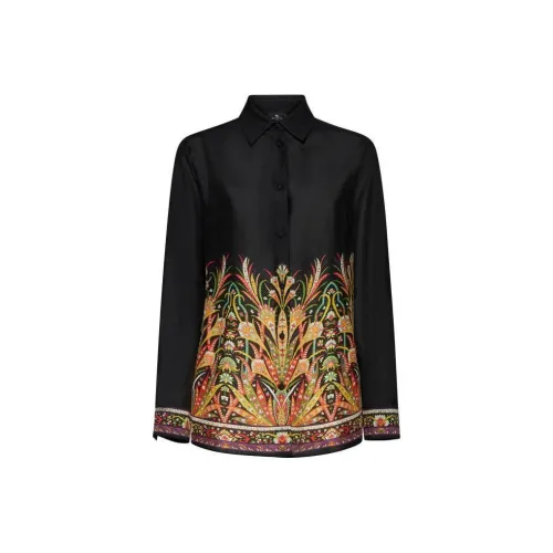 ETRO Черные Женские Рубашки