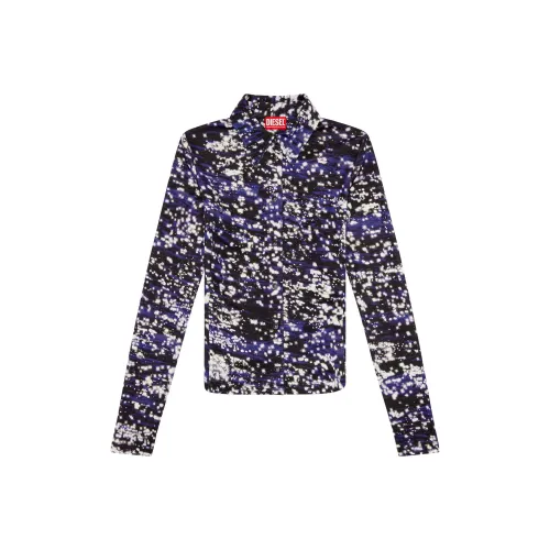 DIESEL Blue Women's Shirts DIESEL Синие Женские Рубашки