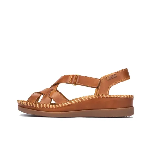 PIKOLINOS One Ремень Сандалии 4CM Женские Коричневый