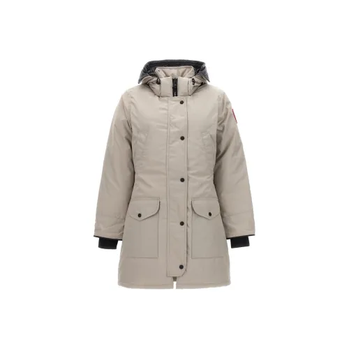 Canada Goose пуховик PARKA пальто женские бежевый