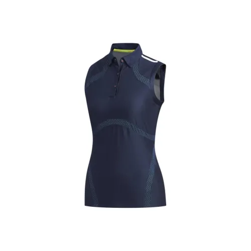 Adidas Creator Sleeveless Polo Polo Женское College Navy Blue
