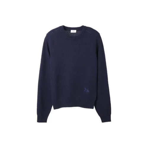 CELINE FW23 Кашемир Свитер Женский Темно-синий