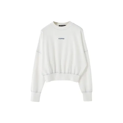 SOON FLOWER Толстовка Женская Белая