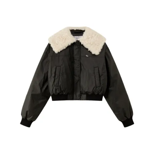 CHUU Черный Женский Пуховик