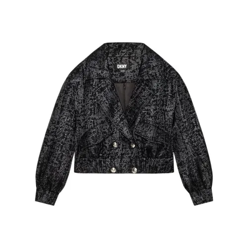 DKNY Куртки и Пальто Женские Темно-синий Синий Многоцветный