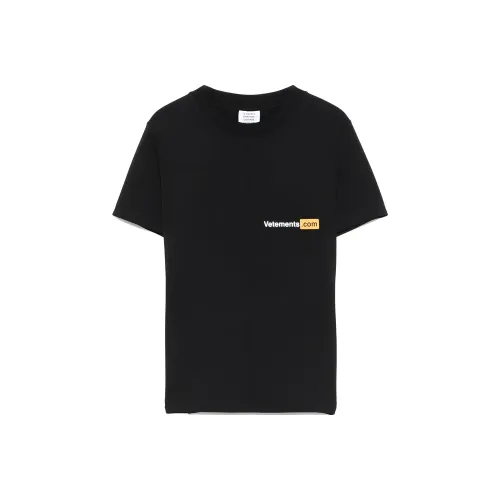 Vetements Черные Женские Футболки
