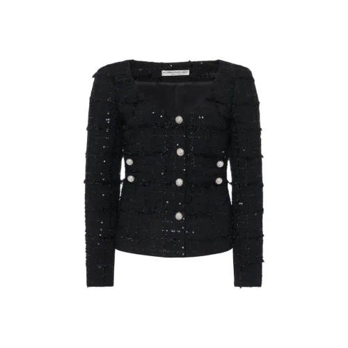 Alessandra Rich SS24 Куртки Пальто Женские Черный