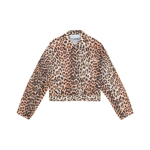 GANNI Куртки и Пальто Женские Коричневый