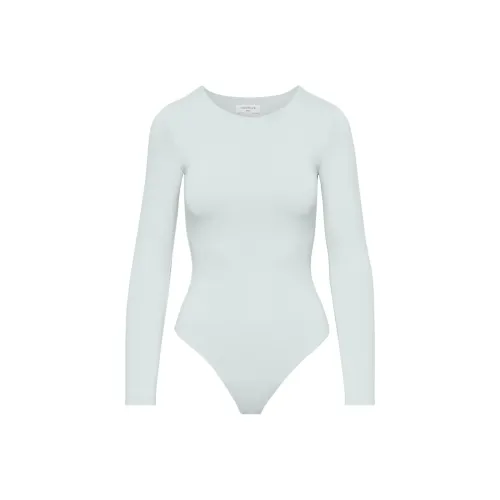 Aritzia Тень Crew Длинный Рукав Комбинезон Женские Azul GREY Азурный Синий Серый