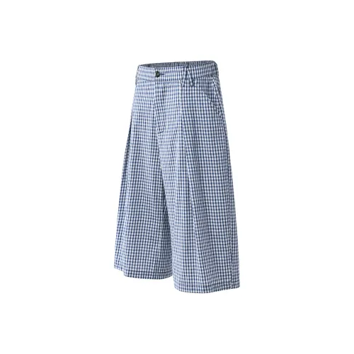 EMINU Повседневные шорты унисекс синие