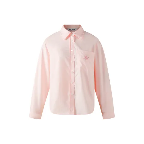 Umoumo Розовые Женские Рубашки