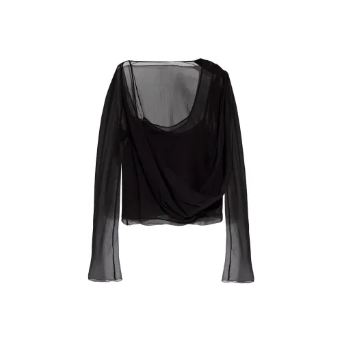 Cult Gaia Черные Женские Рубашки