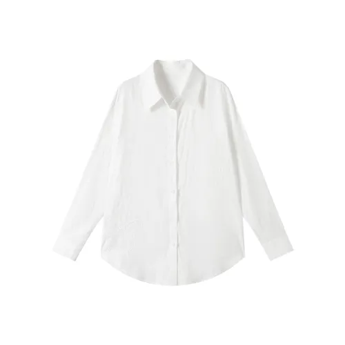 DIALOGUE Рубашка Женская Элегантная Белая