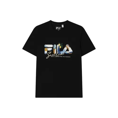 Fila Heritage Глубокий черный Унисекс Футболка