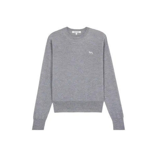 Maison Kitsune BABY FOX Series Серый Женский Свитшот