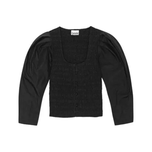 GANNI Черные Женские Рубашки