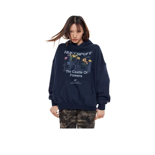 HUFFNPUFF Толстовка Женская Морской Синий