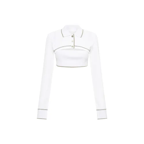 DION LEE Поло Женское Белое