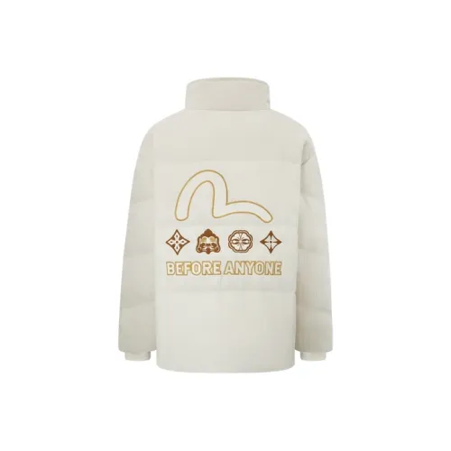 EVISU AW23 Пуховик Женская Белая