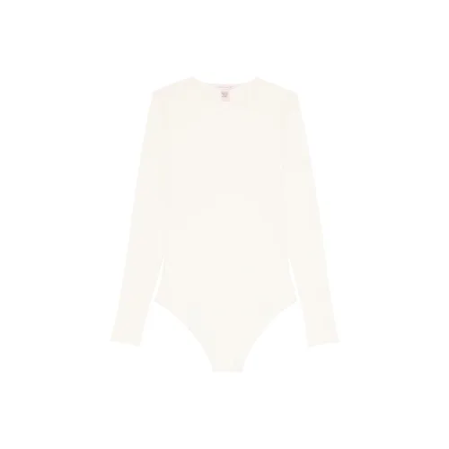 Victoria's Secret FeatherSoft BODYWEAR Комбинезон с длинным рукавом Кокосовый белый Комбинезон Женские Кокосовый белый