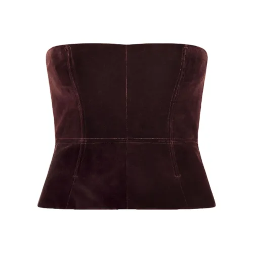 TF FW24 Без бретелей Топ Женские Deep Дуб