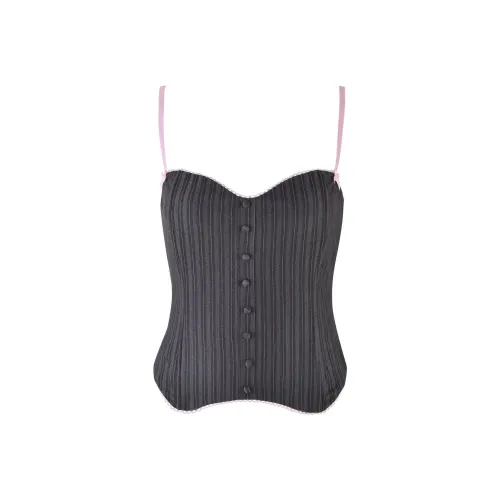 I.AM.GIA FLORIAN CORSET Топ на бретелях Женский Серый