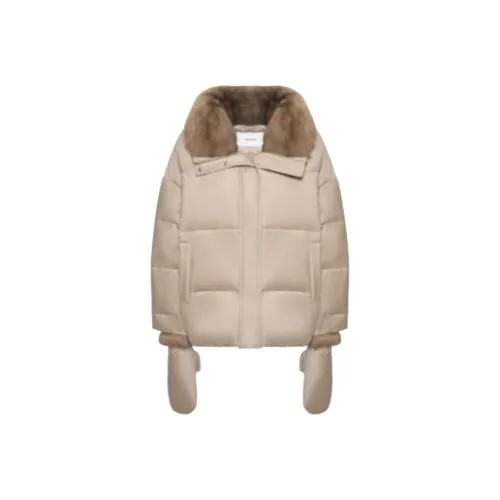 Yves Salomon Куртки и Пальто Женские Бежевые