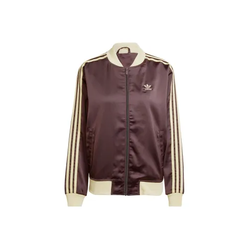 Adidas Originals Куртки и Пальто Женские Кофейного цвета