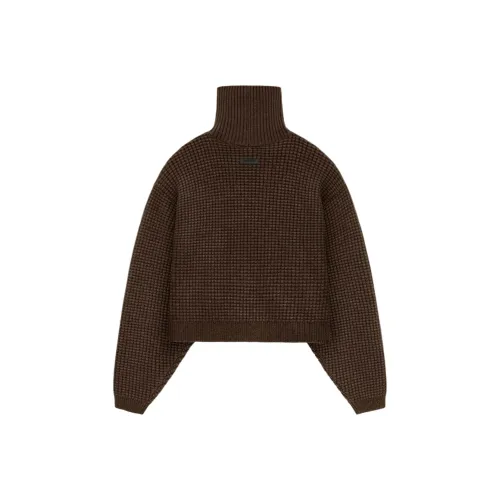 Fear of God Essentials Эбеновый Коричневый/Коричневый Женские Трикотаж