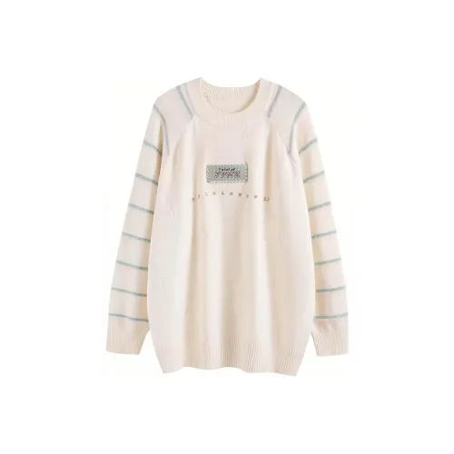 ANDN Сливочный Унисекс Трикотаж