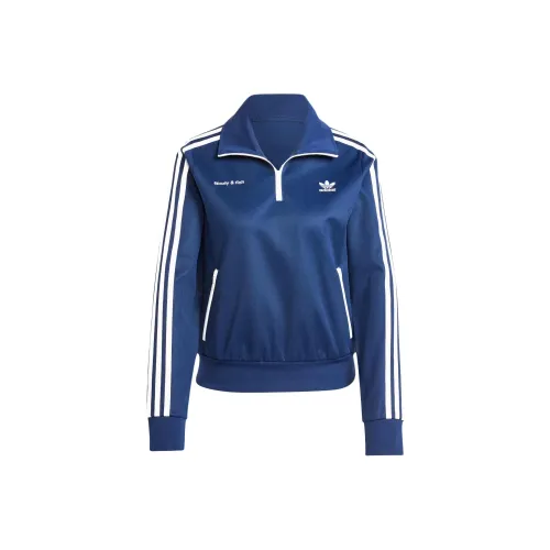 Adidas Originals SPORTY RICH Collaboration SS24 Куртки и Пальто Женские Синие
