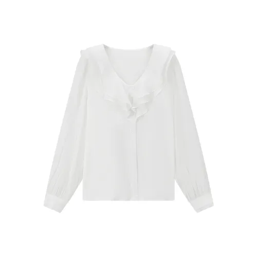 VIMLY Женские Шифоновые Рубашки