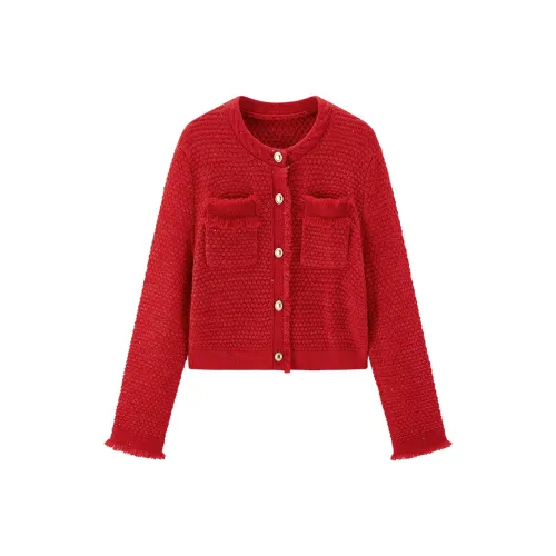 PEACEBIRD Красный Женский Трикотаж