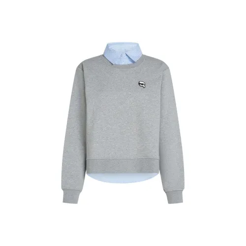 Свитшот Karl Lagerfeld женский серый