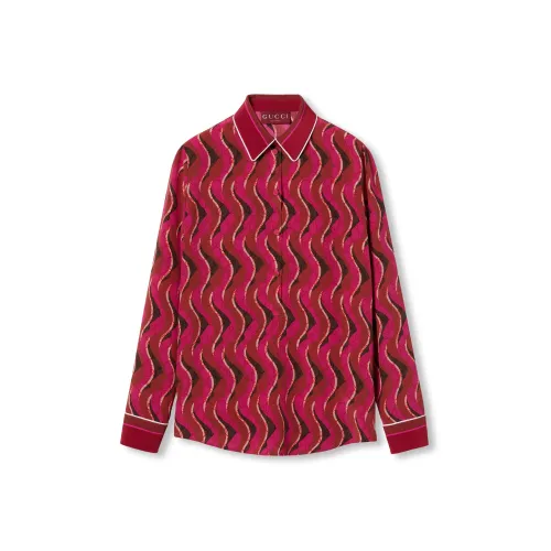 Gucci красные женские рубашки