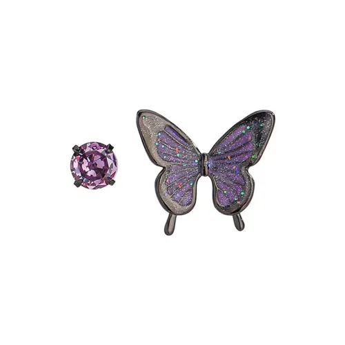 MIDNIGHT MOMENT Сплав Серьги-гвоздики Женские