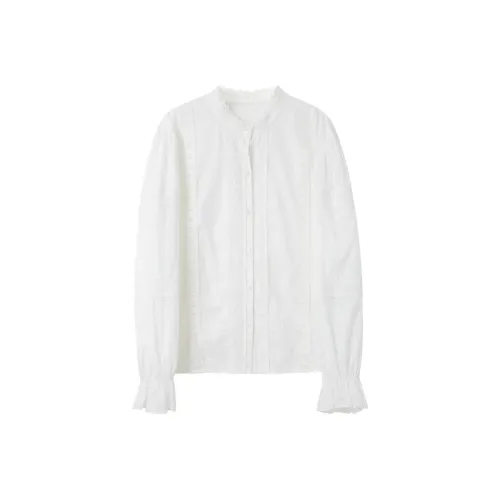 3COLOUR Рубашка Женская Жемчужно-Белая