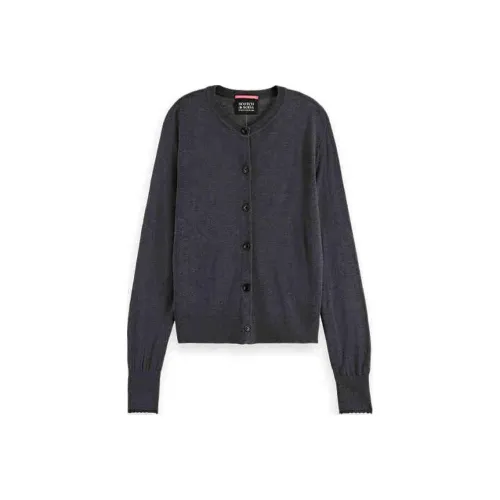Scotch Soda FW24 Трикотаж Женский Угольный Серый Черный Смешанный Цвет