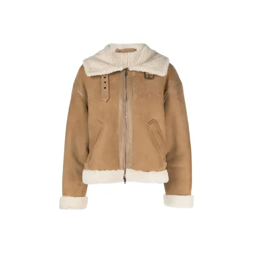 SALVATORE SANTORO Куртки и Пальто Женские Карамельный Коричневый