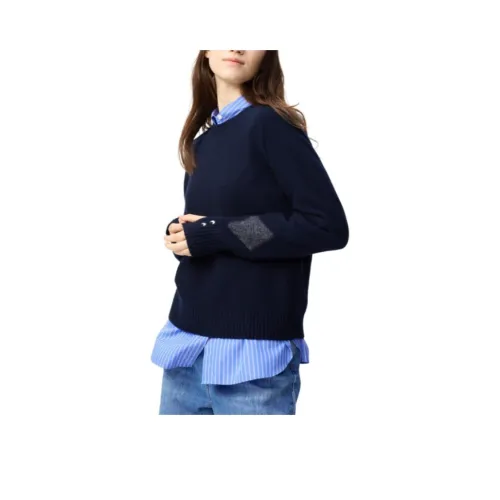 UNIQLO Темно-синий Женские кашемировые свитеры