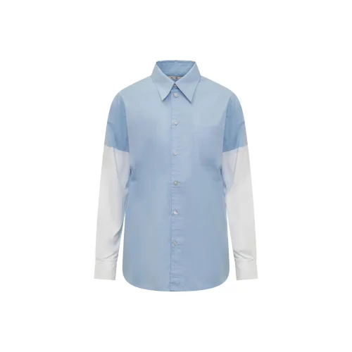 MARNI Светло-синие Женские Рубашки
