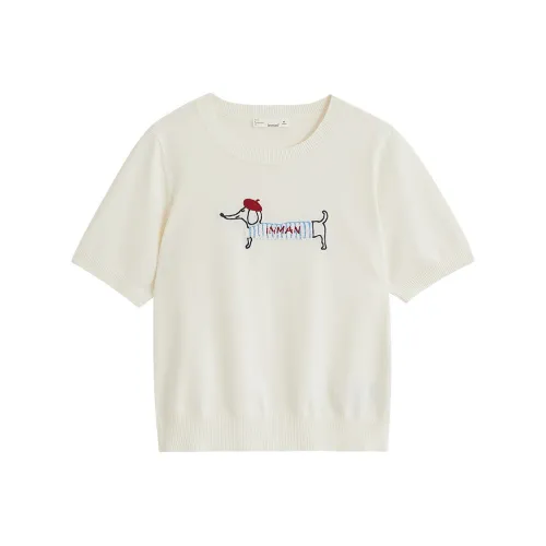 Inman Трикотаж Женский Кремовый Белый