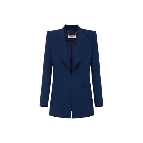 Elisabetta Franchi Куртки и Пальто Женские Ультрамарин