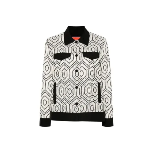 La DOUBLEJ. Куртки Пальто Женские Черный Белый