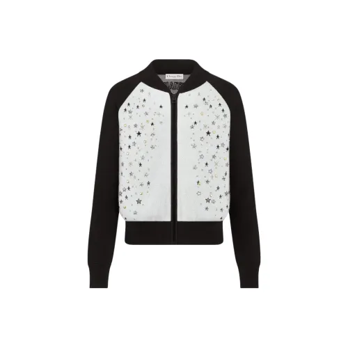 DIOR Куртки Пальто Женские Черный Белый